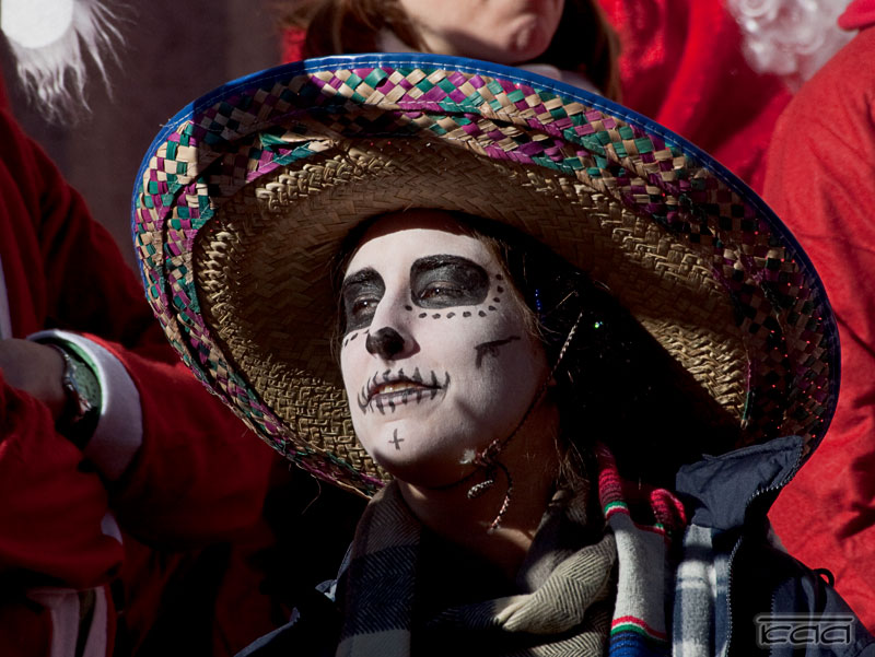 And Mexican day-of-the-dead Santas